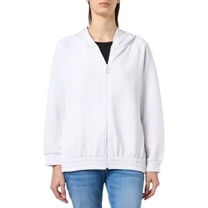 Geox Woman W Sweater Fleece Brilliant White_M, Briljant White, M