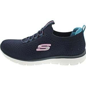 Vrijetijdsschoen - Navy/Roze - Elastisch - Flexibele Tractionloopzool