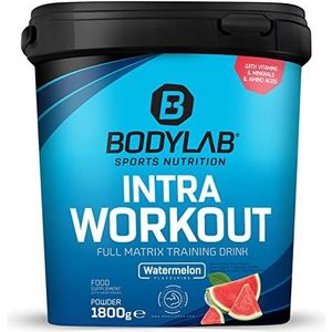 Bodylab24 Intra Workout 1,8 kg Watermeloen, met EAA (incl. BCAA) + kalium, calcium & magnesium, B-vitamines, vitamine C, A en E, ideaal tijdens trainingen