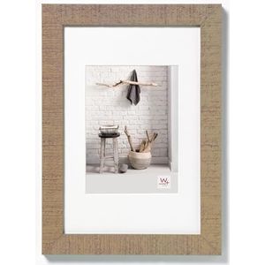 walther design fotolijst beige 70 x 100 cm met passe-partout, Home houten lijst HO100C