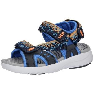 Lico Sami V sandalen voor jongens, marineblauw oranje, 34 EU