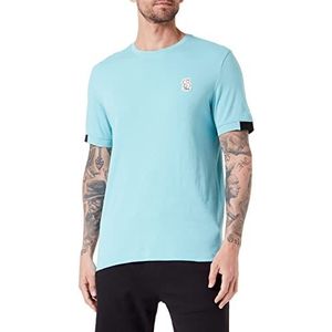 s.Oliver Heren T-shirt, korte mouwen, blauwgroen, L, blauwgroen, L