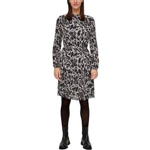 s.Oliver Sales GmbH & Co. KG/s.Oliver Blousejurk voor dames, chiffon, blousejurk van chiffon, wit, 36