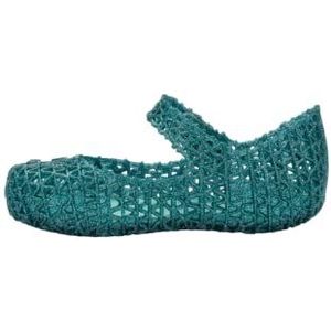 melissa Mini BB-platte sandalen voor meisjes, Groen, 19/19.5 EU