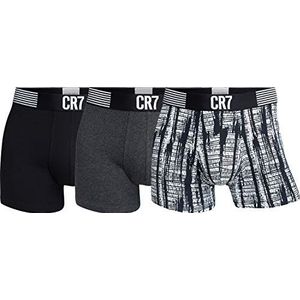 CR7 Zwembroek voor heren, zwart, grijs, blauw, XXL