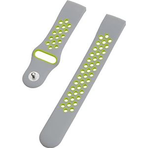 PETER JÄCKEL Armband voor Fitbit Charge 3 Silicone Sport Plus Gray