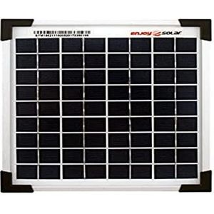 enjoysolar® Poly 5W zonnepaneel polykristallijn zonnepaneel zonnecel 12V