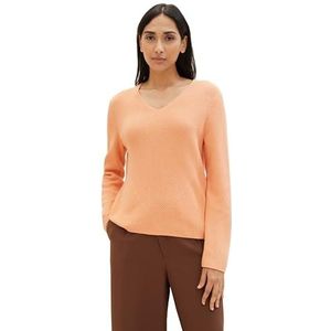 TOM TAILOR Gebreid vest voor dames, 34891 - Lichtkoraal, XL