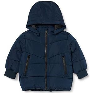 NAME IT Nmmmusic Puffer Jacket Tb Bufferjas voor babyjongens, Dark Sapphire, 80 cm