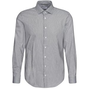 Seidensticker Zakelijk herenhemd - slim fit - gemakkelijk te strijken - Kent kraag - lange mouwen - 100% katoen, blauw, 37