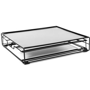 COOK CONCEPT, KA5958, Metal Capsule Holder Drawer Nespresso Compatible, Elegant and Practical Design, Optimizes Kitchen Space, Easy to Clean, 75 x 21 x 31 cm, Black