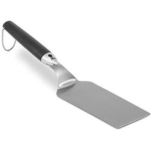 Weber Plancha Spatel | Roestvrijstalen Spatel Voor De BBQ | Easy-Grip Handvat | Stalen Haak Voor Gemakkelijk Opbergen (6206)