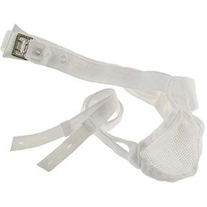 SCUDOTEX Anatomisch Jock Piémont extra van katoen met scrolltal houder, kleur wit, maat 7