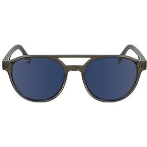 Lacoste Heren L6008S zonnebril, transparant bruin, eenheidsmaat, Transparant Bruin, One Size