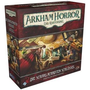 Asmodee Fantasy Flight Games Arkham Horror: LCG – de scharlakenrode sleutel | Uitbreiding van onderzoeker | Expert spel | Kaartspel | 1-4 spelers | Vanaf 14+ jaar | 45 minuten | Duits