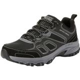 Skechers Hillcrest Pure Escape Trekking Low Cut voor heren, Zwarte synthetische textiel houtskool Trim, 40 EU