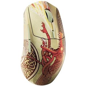 SteelSeries - CS2 Dragon Lore Edition - Draadloze Gamingmuis - 2,4-GHz en Bluetooth - TrueMove Air Optische Sensor met 18.000 DPI