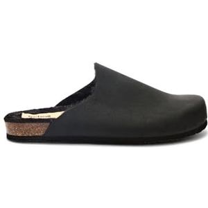 Scholl Jackie Clog, damespantoffels, 35 EU, Zwart, 35 EU
