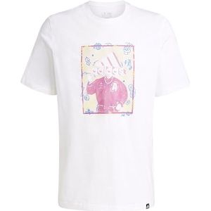 adidas Heren Doodle Graphic Tee, white, XL
