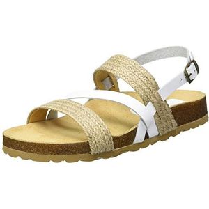 Lumberjack Jackie damessandalen, Wit., 40 EU