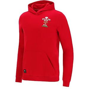 Macron Unisex Wru Merch Ca Groc Hooded Sweatshirt Rood Sr T-shirt, Rood, XXL