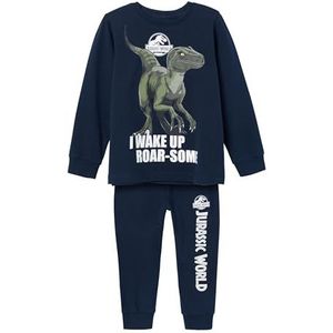 NAME IT Nmmnedat Jurassic Nightset Noos Sky pyjama voor jongens, Dark Sapphire, 86-92