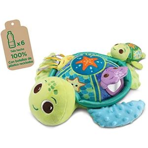 VTech - Eco schildpad en uw baby pluche dier textuur en gevoel, kleur (80-554822)
