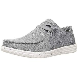 Skechers Heren 210101 Grau Casual Schoenen, Graue Leinwand, 39.5 EU