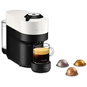 Krups XN920110 Nespresso Vertuo Pop kokosnoot wit - Koffiezetapparaat met cupjes - Wit - Zwart