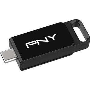 PNY - Elite Type-C USB 3.2 - USB-stick - 256GB - Zwart - USB-C