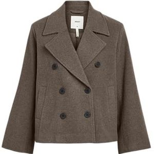 Object - Keily - Jas - Kort - V-hals - Lange Mouwen - Dubbel Breasted Knoopsluiting