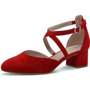 Tamaris Dames 8-82302-44 Pumps, Red Suède., 39 EU