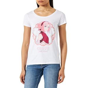 Naruto shippuden ""Happy Valetine's Day"" WONASHITS005 T-shirt voor dames, wit, maat XXL, Wit, XXL