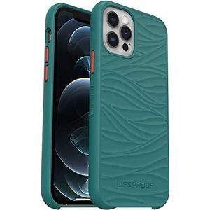 LifeProof Wake Case voor iPhone 12 / iPhone 12 Pro, Schokbestendig, Valbestendig tot 2 meter, Dunne beschermende hoes, Duurzaam gemaakt van gerecycled oceaanplastic, Groenblauw