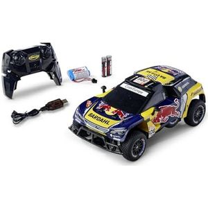 Carson 500404311 1:16 RC Peugeot Rally 3008 DKR LOEB 19 100% - Op afstand bestuurbaar, RC speelgoed met functies, RC voertuig, RC raceauto, RC auto, op afstand bestuurbare auto voor kinderen