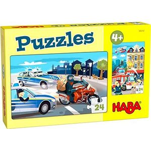 Haba Legpuzzel Puzzels In Actie Junior Karton 2 X 24 Stukjes