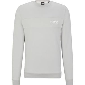 BOSS Trainingspak LOUNGEW Sweatshirt voor heren, Licht/Pastel Grey57, XS