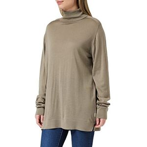 G-STAR Dames losse gebreide turtleneck trui gebreide gebreide trui, beige (Dk Lever D22502-b692-b416), S