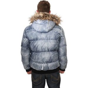 Urban Classics Herenjas Spray Dye Expedition Jacket, blauw (denimblue 00319), XL