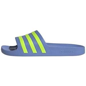 adidas uniseks-volwassene Adilette Aqua Slides Slides, Blue Fusion Lucid Citroenblauw Fusion, 38 EU