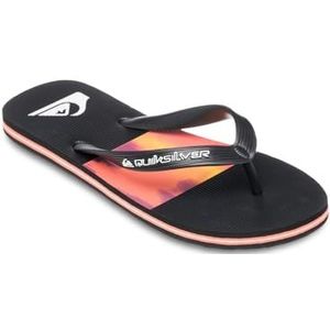 Quiksilver Heren Molokai STRIPE 25. sandalen, FIERY CORAL BLOOFADE, 39 EU, Fiery Coral Bloofade, 39 EU