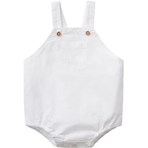 United Colors of Benetton tuinbroek, Wit, 68