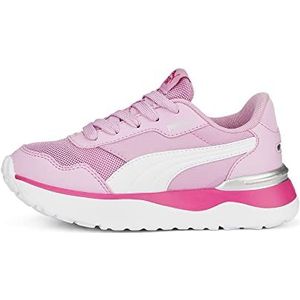 PUMA R78 Voyage PS Sneakers voor meisjes, Lilac Chiffon PUMA White Glowing Pink, 28 EU