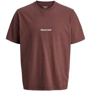 JACK & JONES - JORNorrebro - Shirt - Bruin/Wit