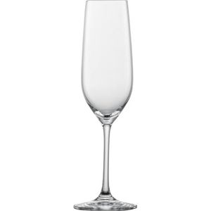 SCHOTT ZWIESEL Champagneglas Forté (set van 4), tijdloze proseccoglazen met mousseerpunt, vaatwasmachinebestendige Tritan-kristalglazen, Made in Germany (artikelnummer 123616)