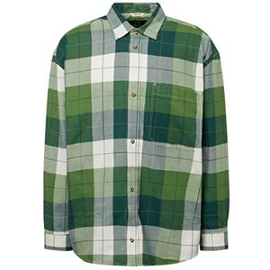 Mavi Heren Check Shirt hemd, groen, L, groen, L