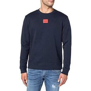 HUGO Sweatshirt voor heren, Dark Blue405, S