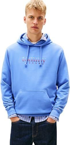 Tommy Jeans Sweatshirt  hemelsblauw / lichtblauw / donkerlila / rood