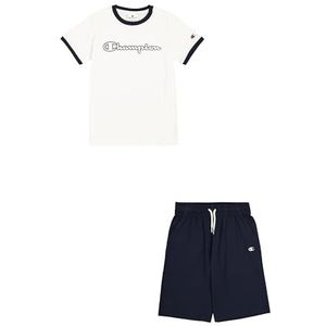 Champion Legacy Graphic Crewneck Set met grote print voor kinderen, wit (WW001), 15-16 jaar