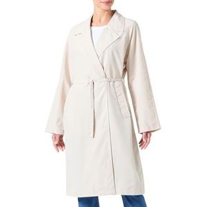 VERO MODA VMNEEL Long Trenchcoat, Oatmeal, M, havermout, M